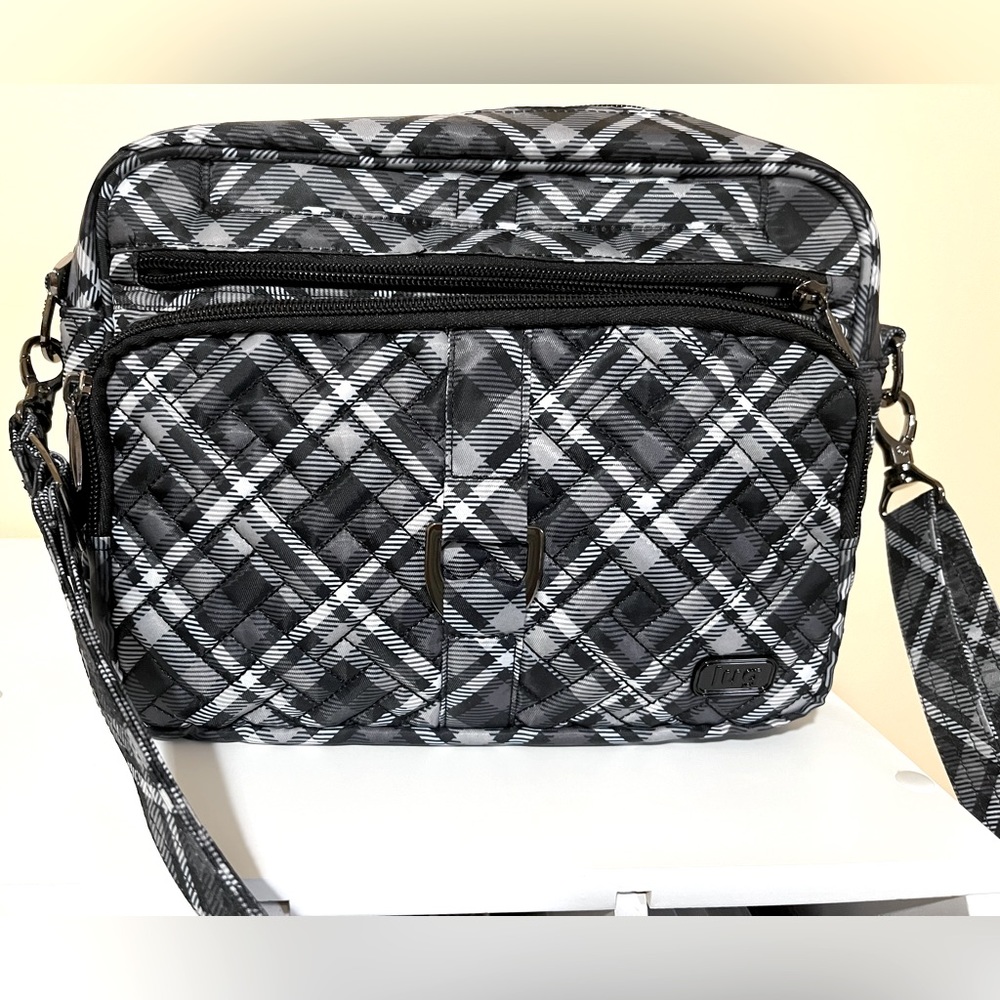 NWOT Carousel XL-plaid grey